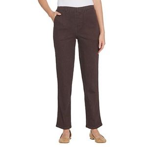 Denim & Co. 'How Timeless" Petite 4-Pocket Pull-On Jeans